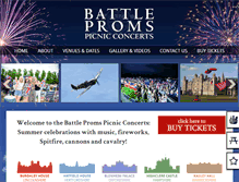 Tablet Screenshot of battleproms.com